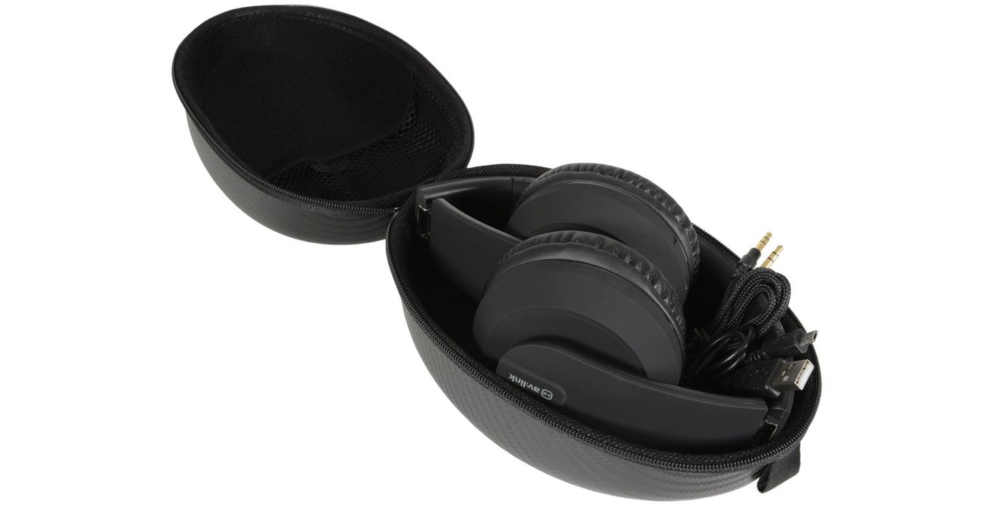 AV LINK Wireless Headphones - Satin Black