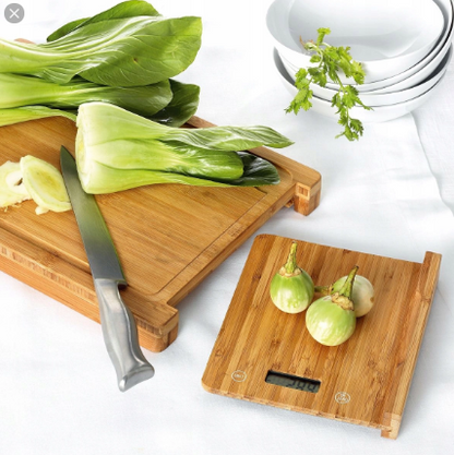 Cutting Board With Kitchen Scale