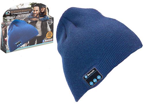 Blue Bluetooth Beanie Hat