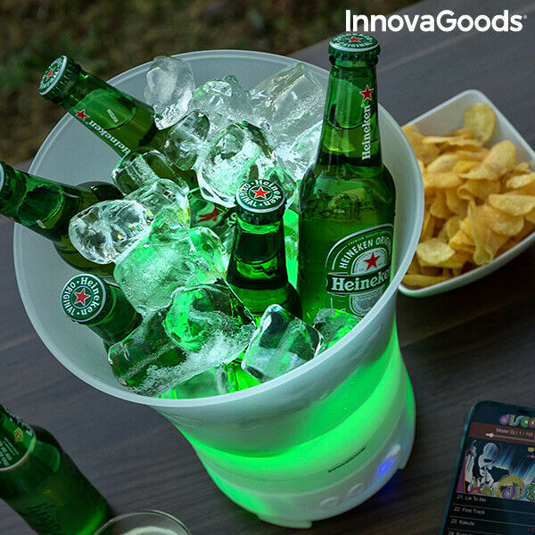 LED Bucket With Rechargeable Speaker